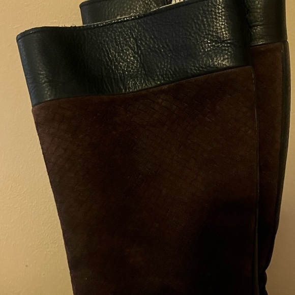 Ugg Leather & Sheepskin Zip Up Boots Sz 6 1/2 - Picture 10 of 15